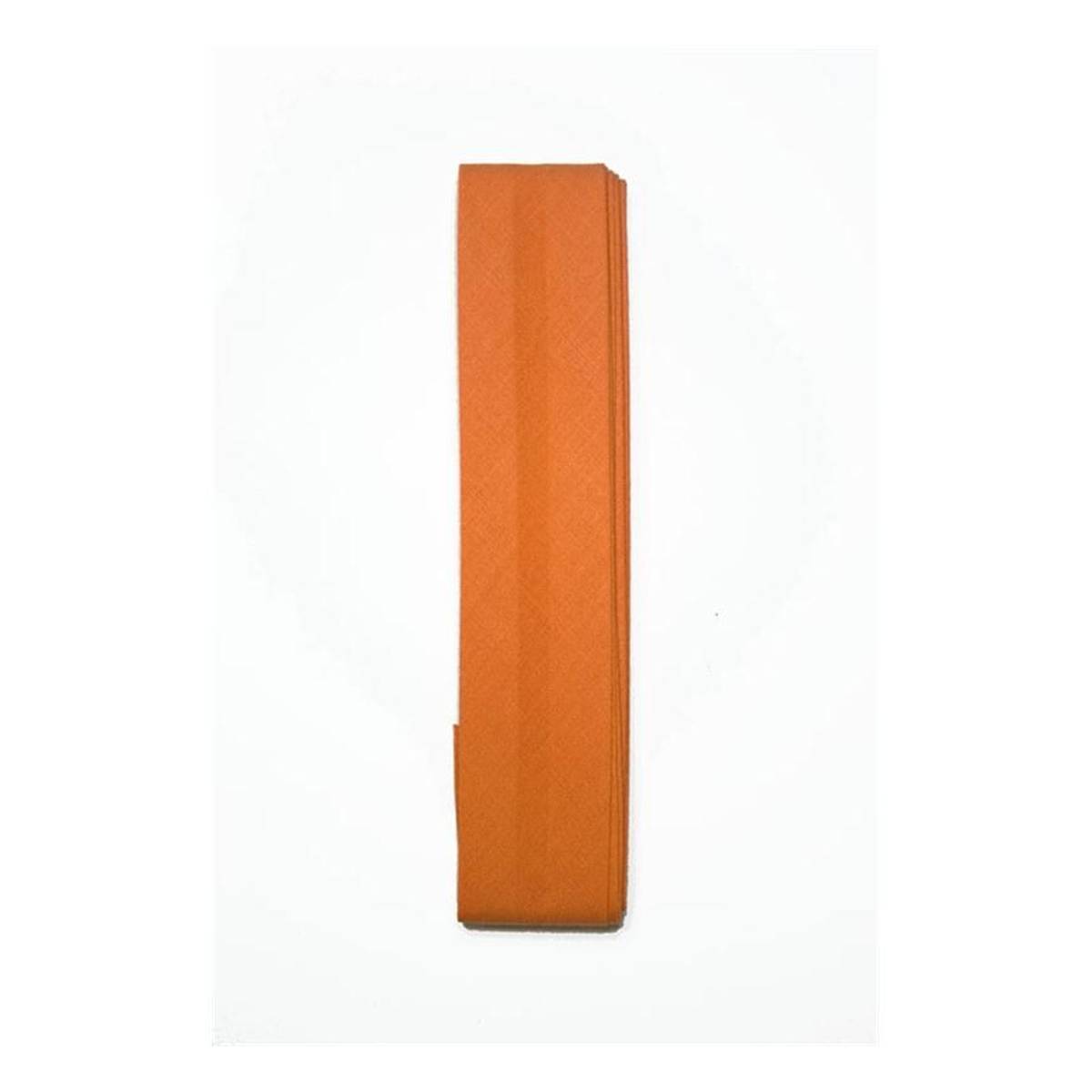 Orange Poly Cotton Bias Binding 25mm x 2.5m