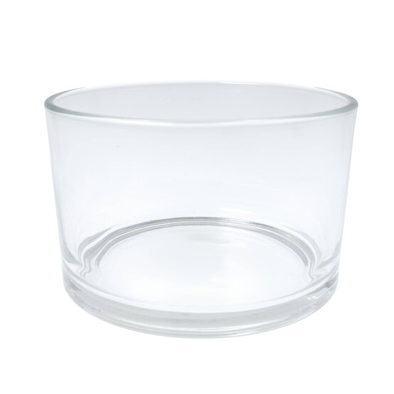 Clear Glass Candle Making Jar 12.5cm x 8cm