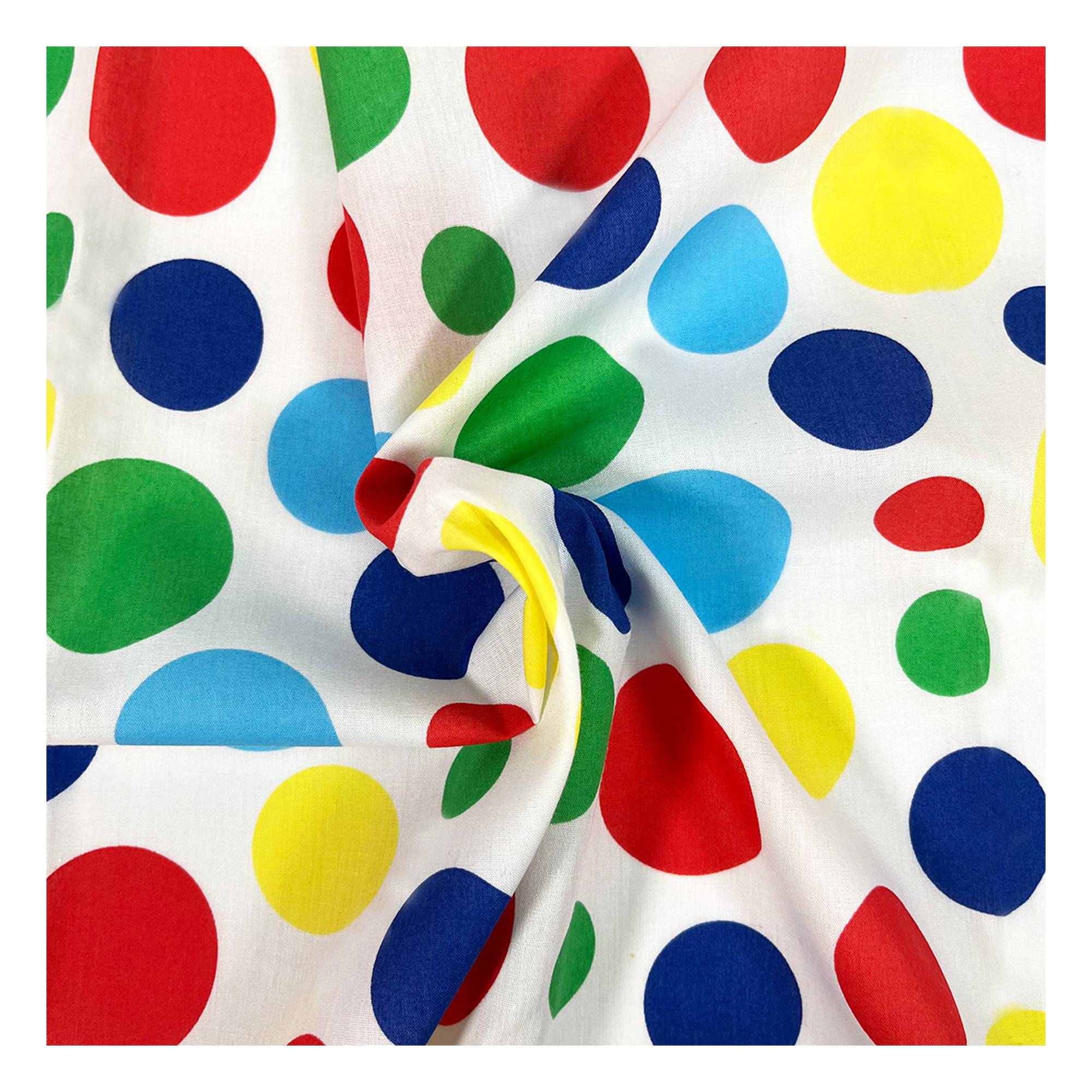 Bright Bubble Spot Polycotton Fabric by the Metre