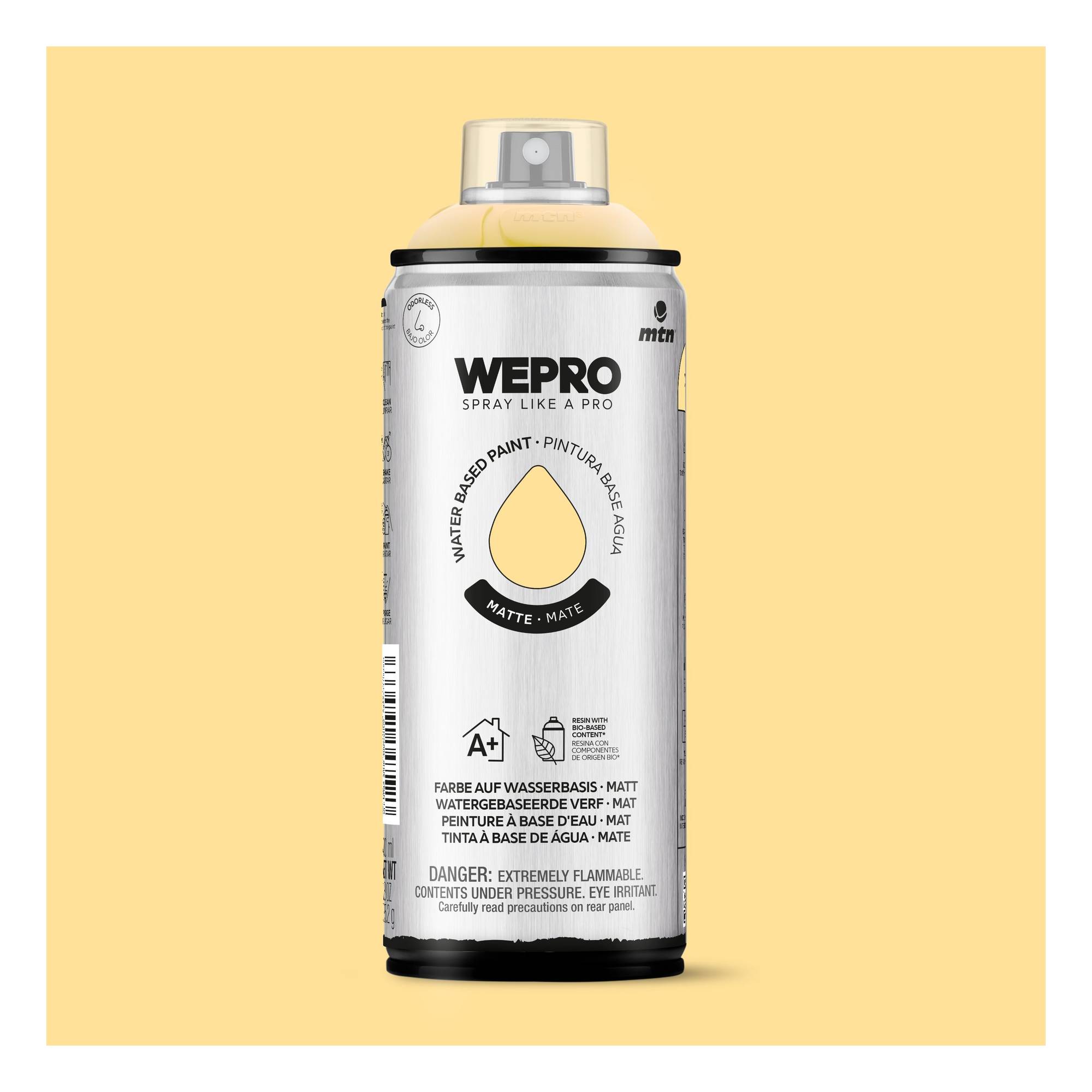 MTN WEPRO Vanilla Matte Water-Based Spray Paint 400ml