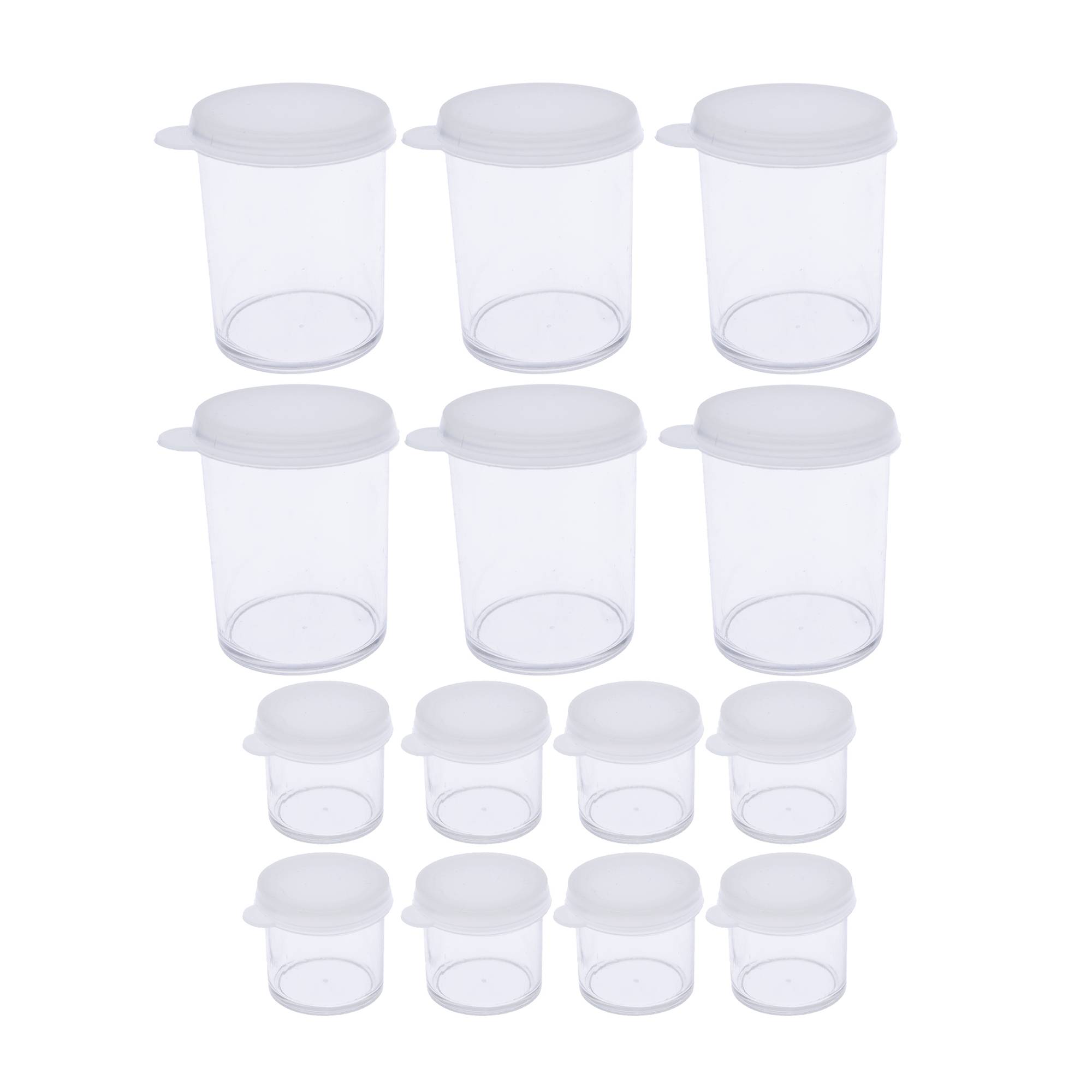 Assorted Paint Storage Cups 14 Pack