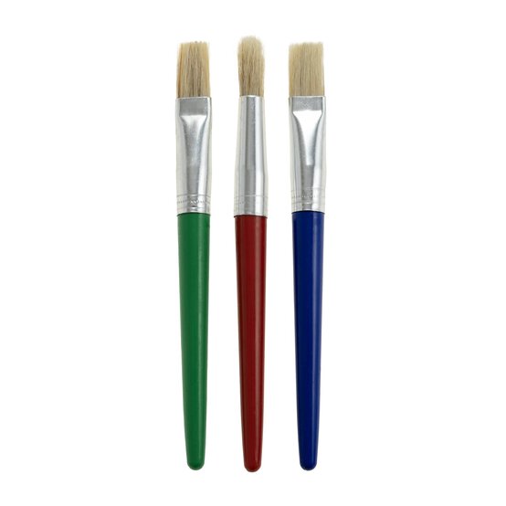Kids Paint Brush Set 3 Pack