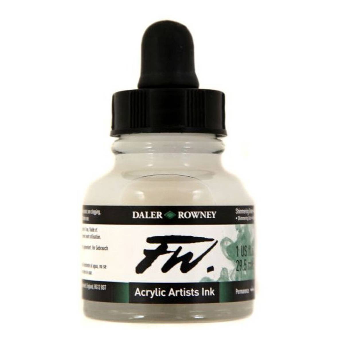 Daler-Rowney Shimmer Green FW Acrylic Artists Ink 29.5ml