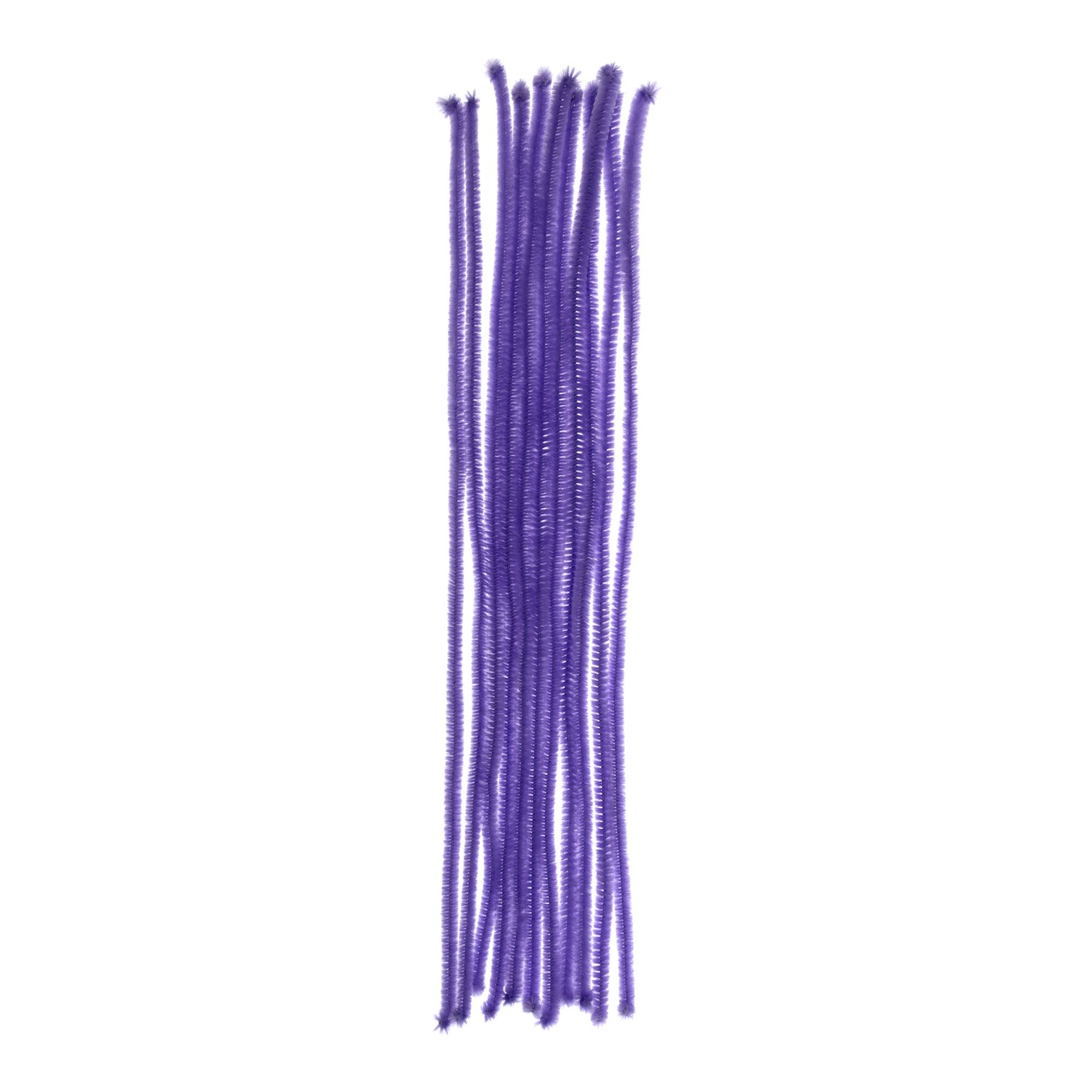 Purple Pipe Cleaners 12 Pack