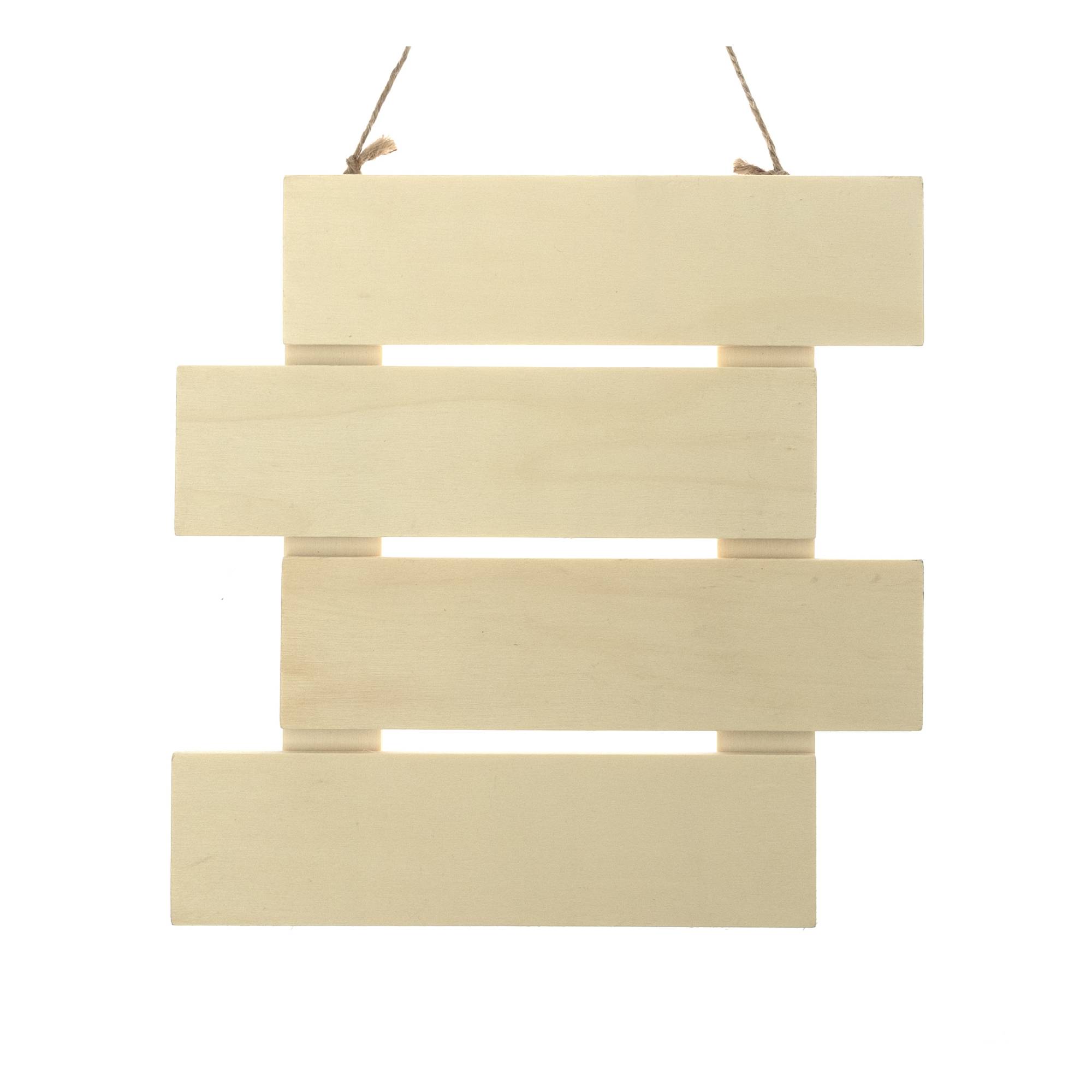 Wooden Slate Sign 21cm