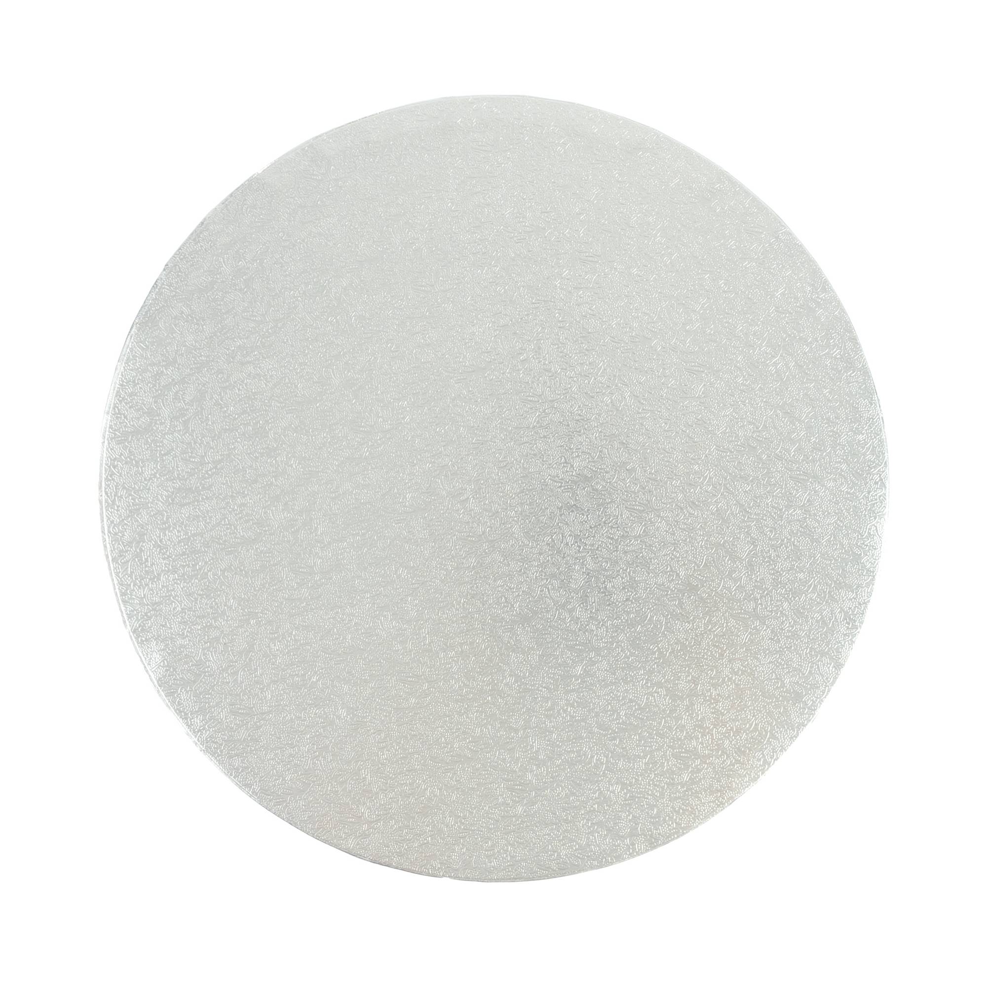 Silver Round Cake Drum 10 Inches