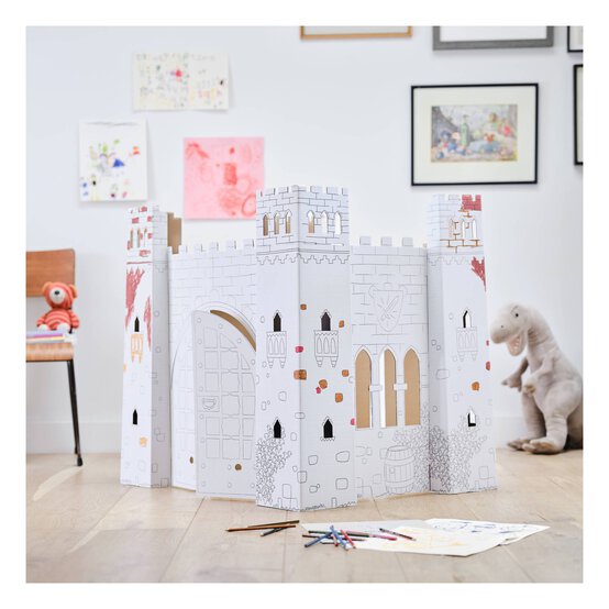Colour-In Cardboard Magnificent Castle
