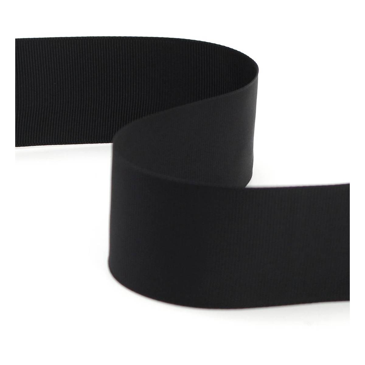 Black Grosgrain Ribbon 38mm x 5m