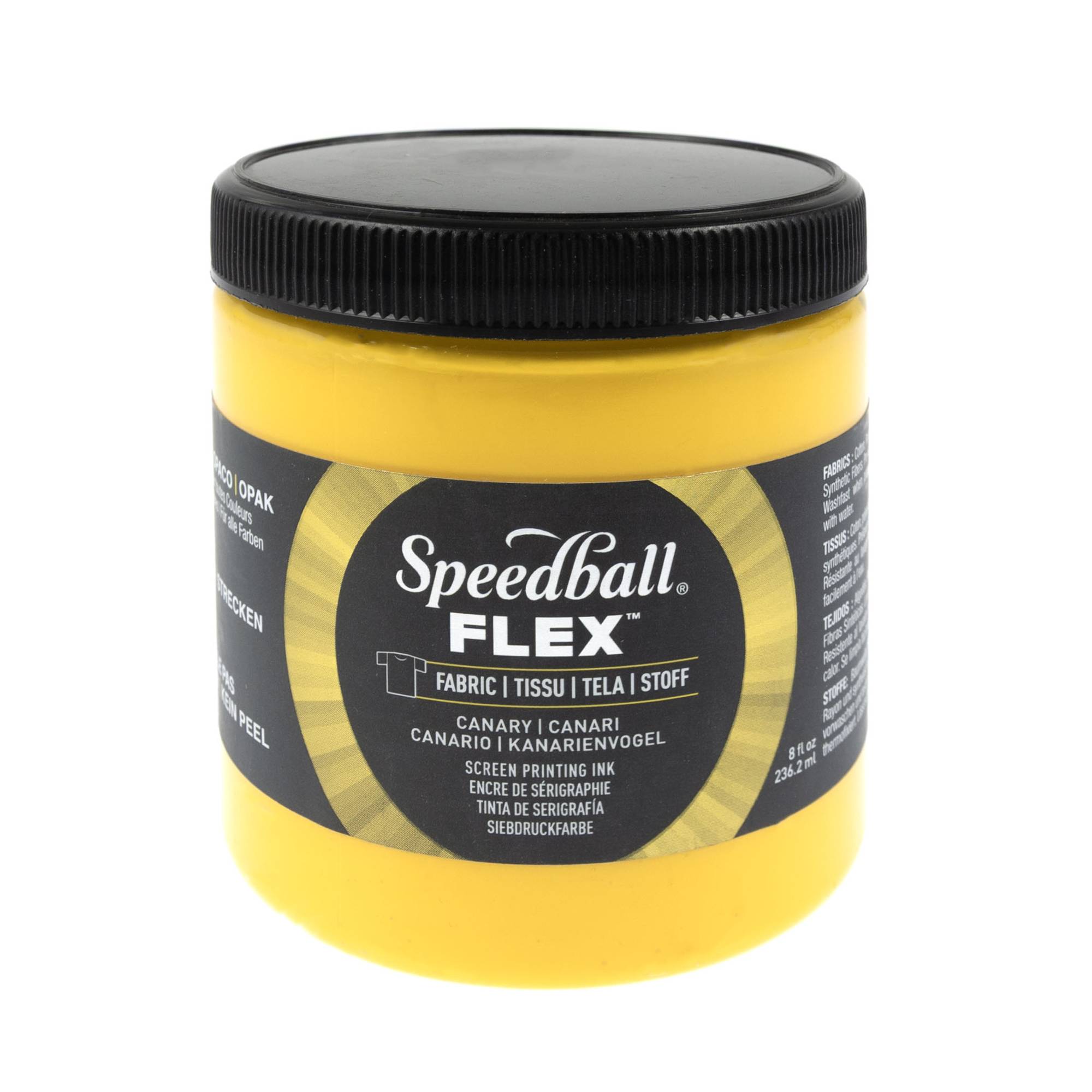Speedball Flex Canary Yellow Fabric Screen Printing Ink 236ml