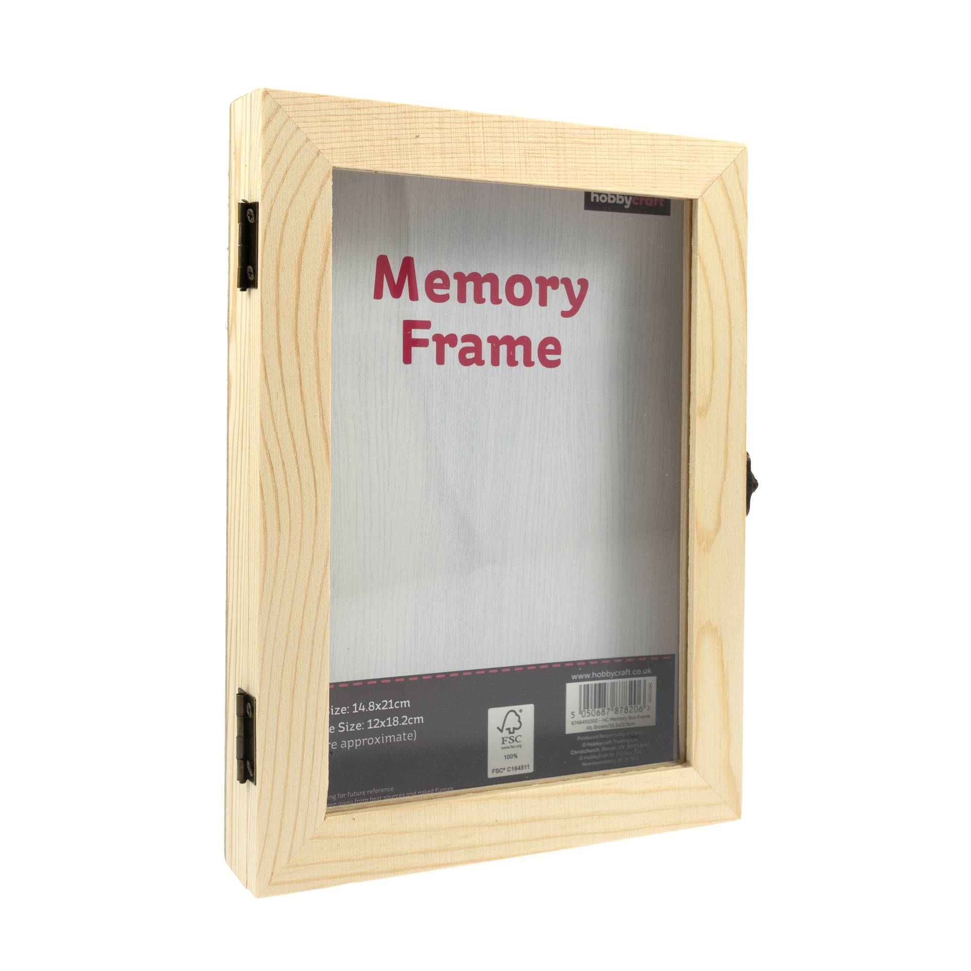Wooden Memory Box Frame A5