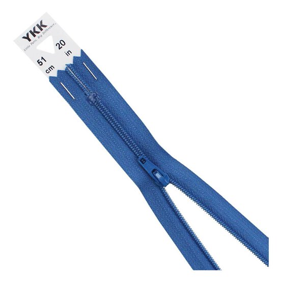 YKK Pastel Blue Dress and Skirt Zip 51cm