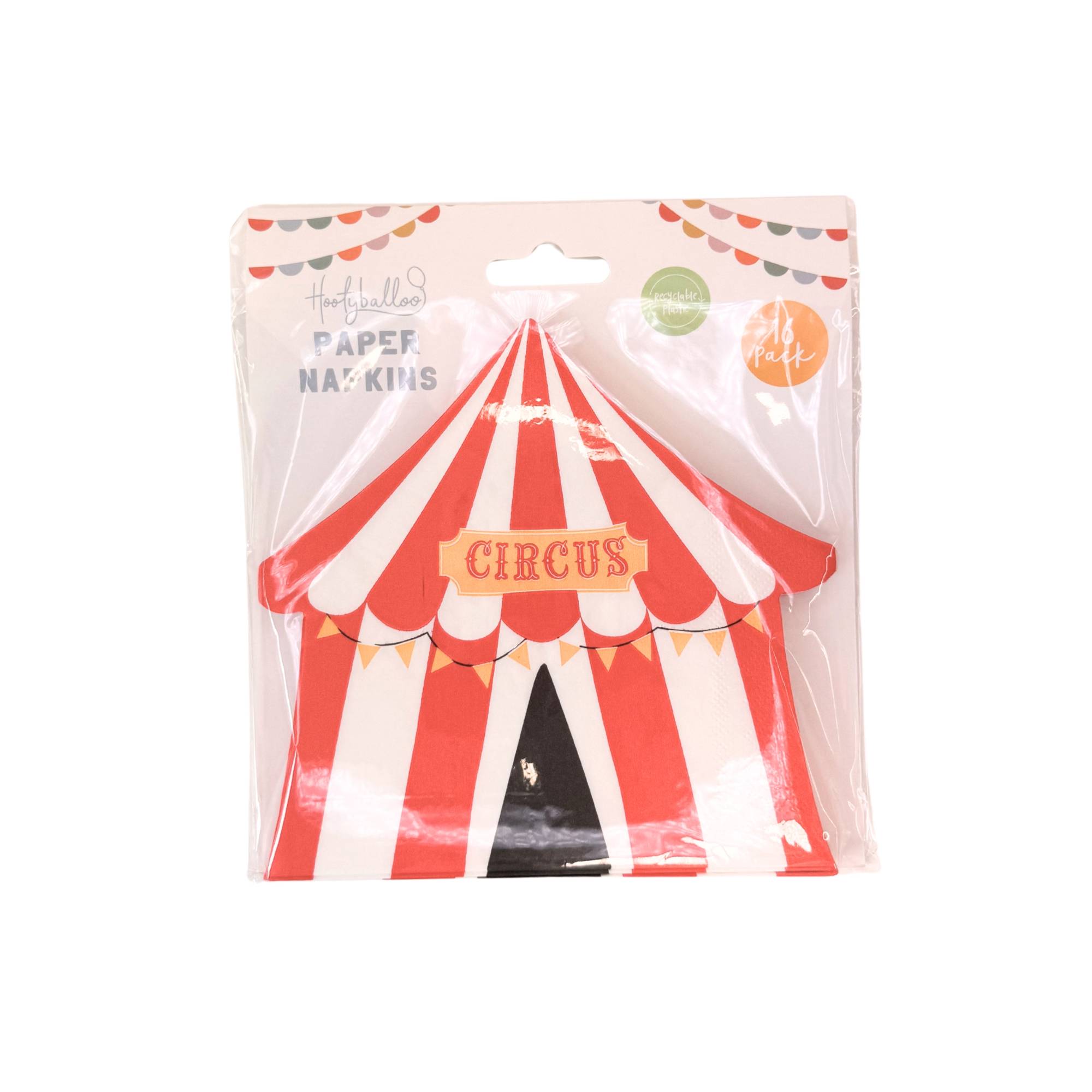 Circus Tent Napkins 16 Pack