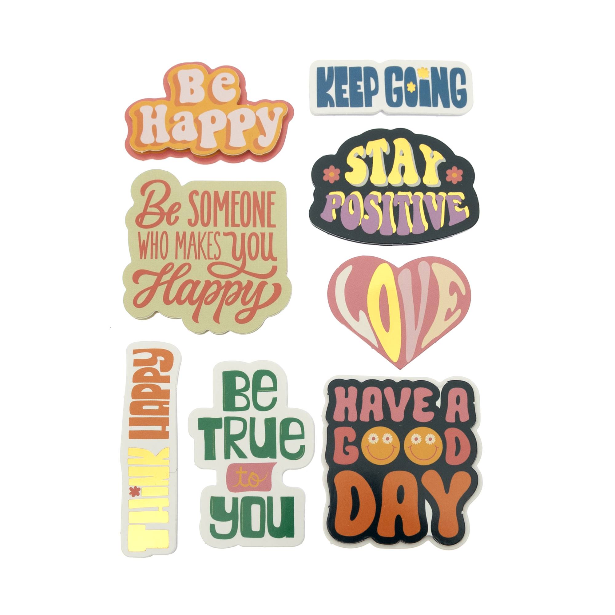 Positive Love Card Toppers 8 Pack