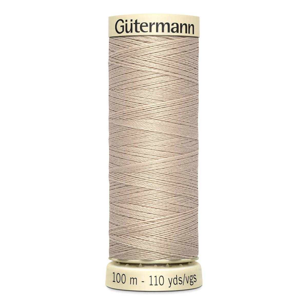 Gutermann Beige Sew All Thread 100m (722)