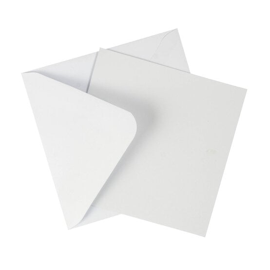White Cards 5 x 5 Inches 100 Pack