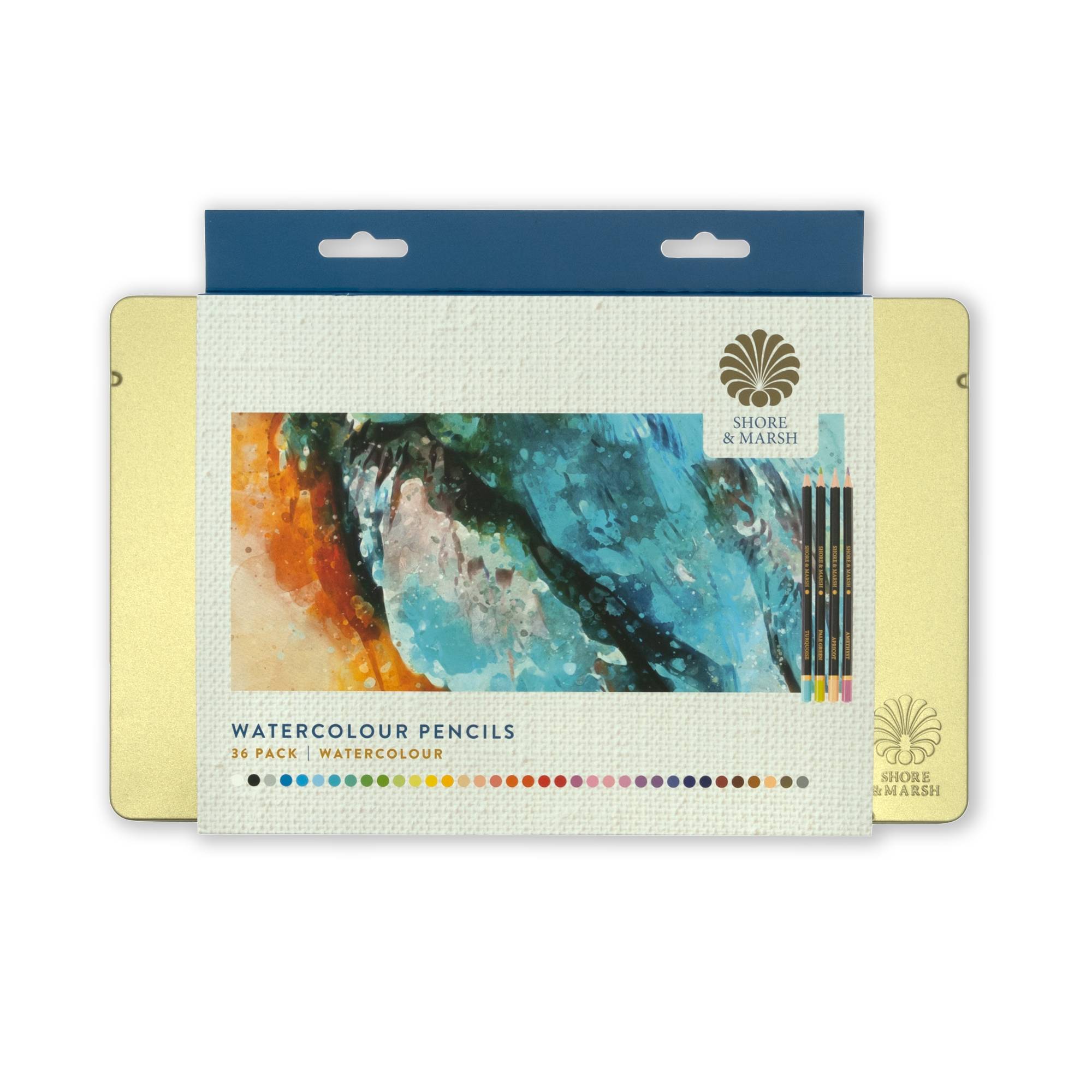 Shore & Marsh Watercolour Pencils 36 Pack