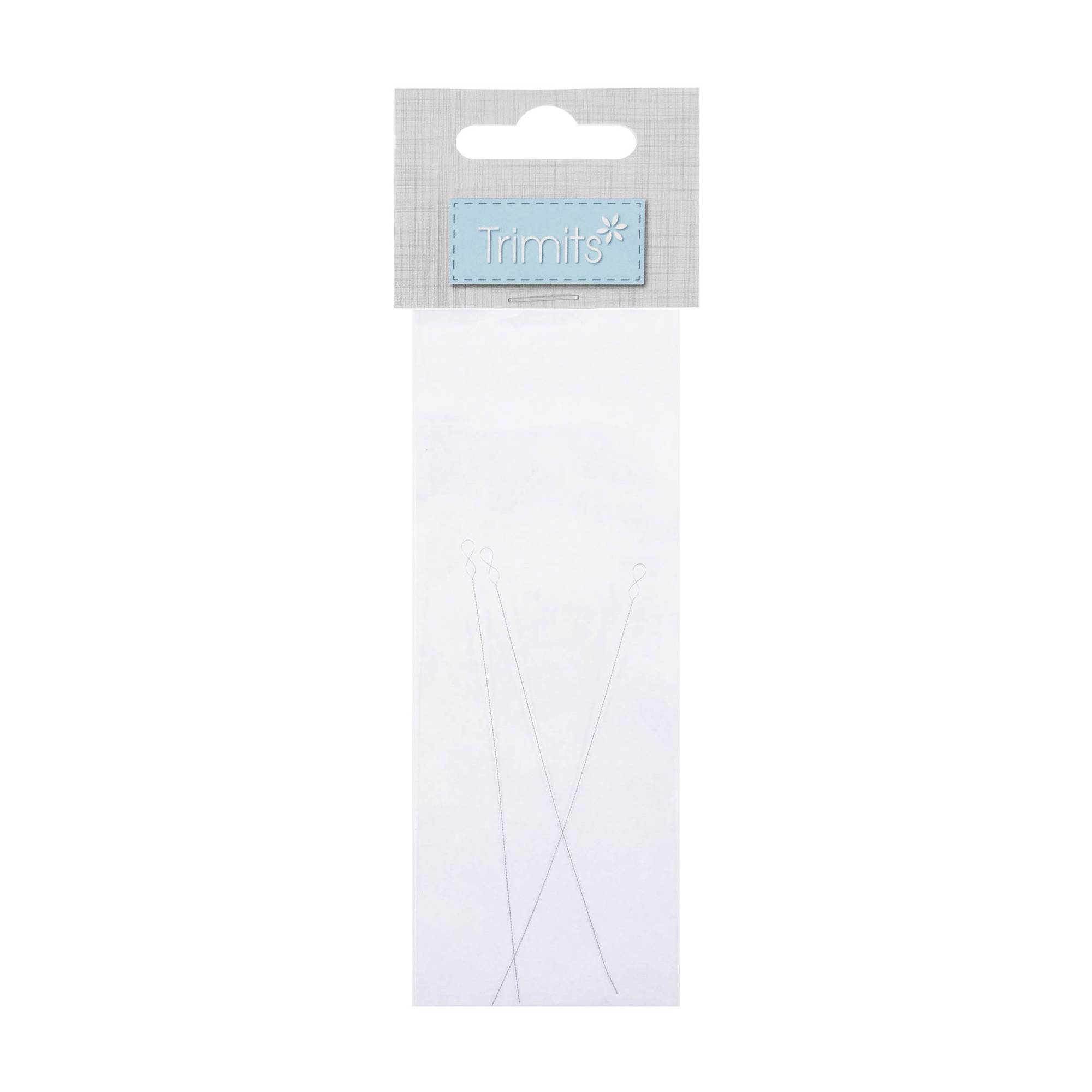 Big Eye Beading Needles 8cm 3 Pack