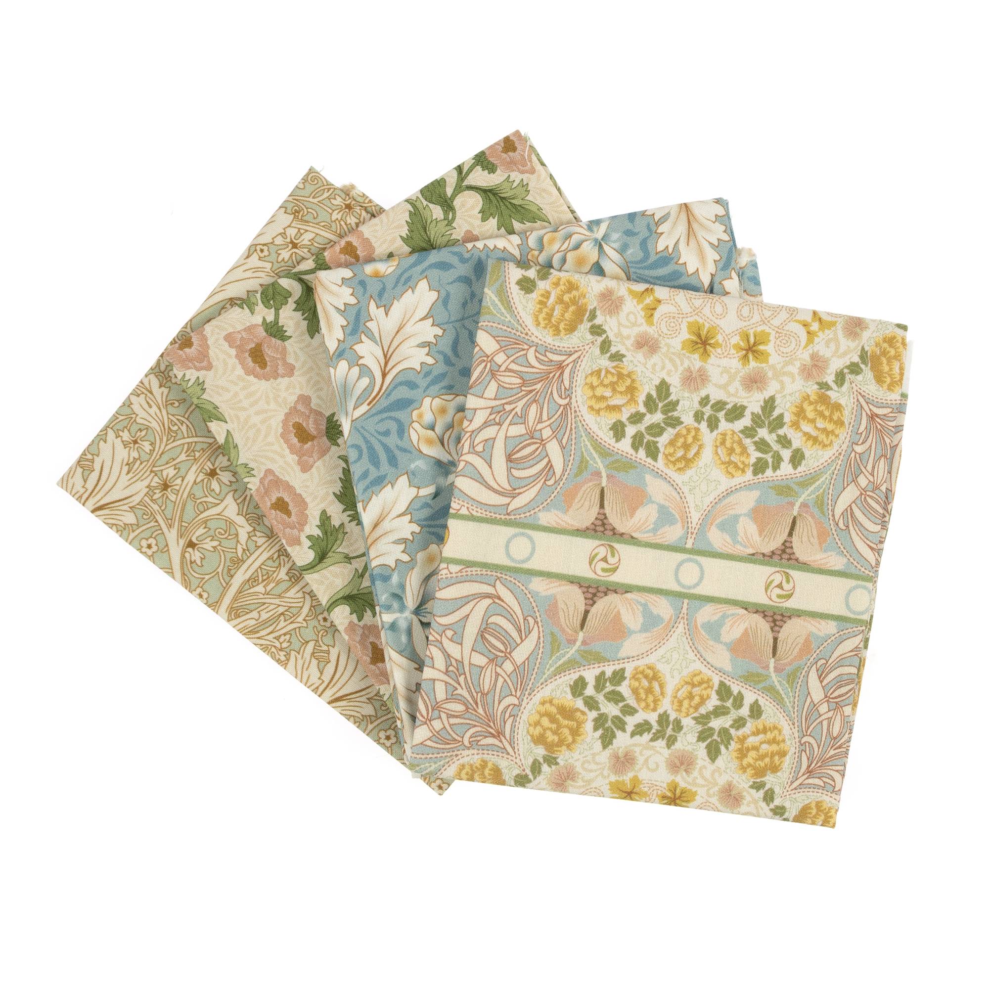 William Morris Embroidered Cloth Cotton Fat Quarters 4 Pack