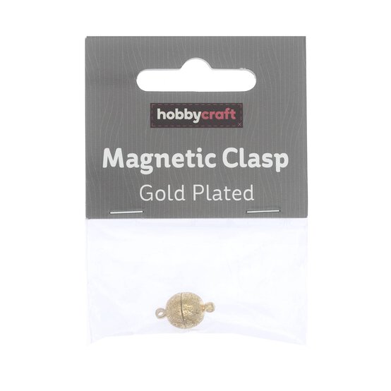 Gold Plated Magnetic Clasp 10mm