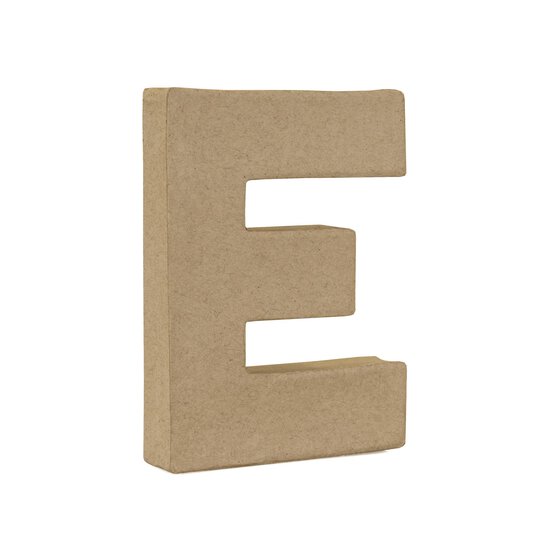 Mini Mache Letter E 10cm