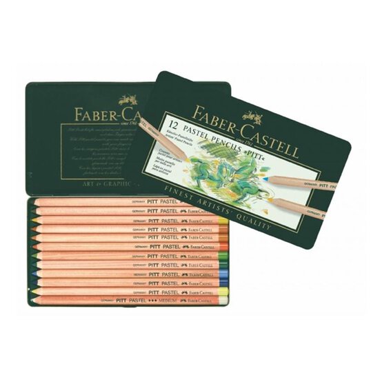 Faber-Castell PITT Pastel Pencils 12 Pack