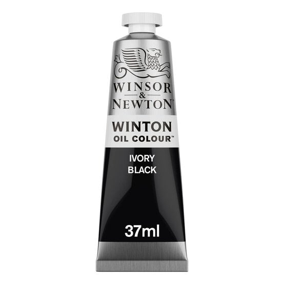 Winsor And Newton Winton Oil Colour 37ml Ivory Black