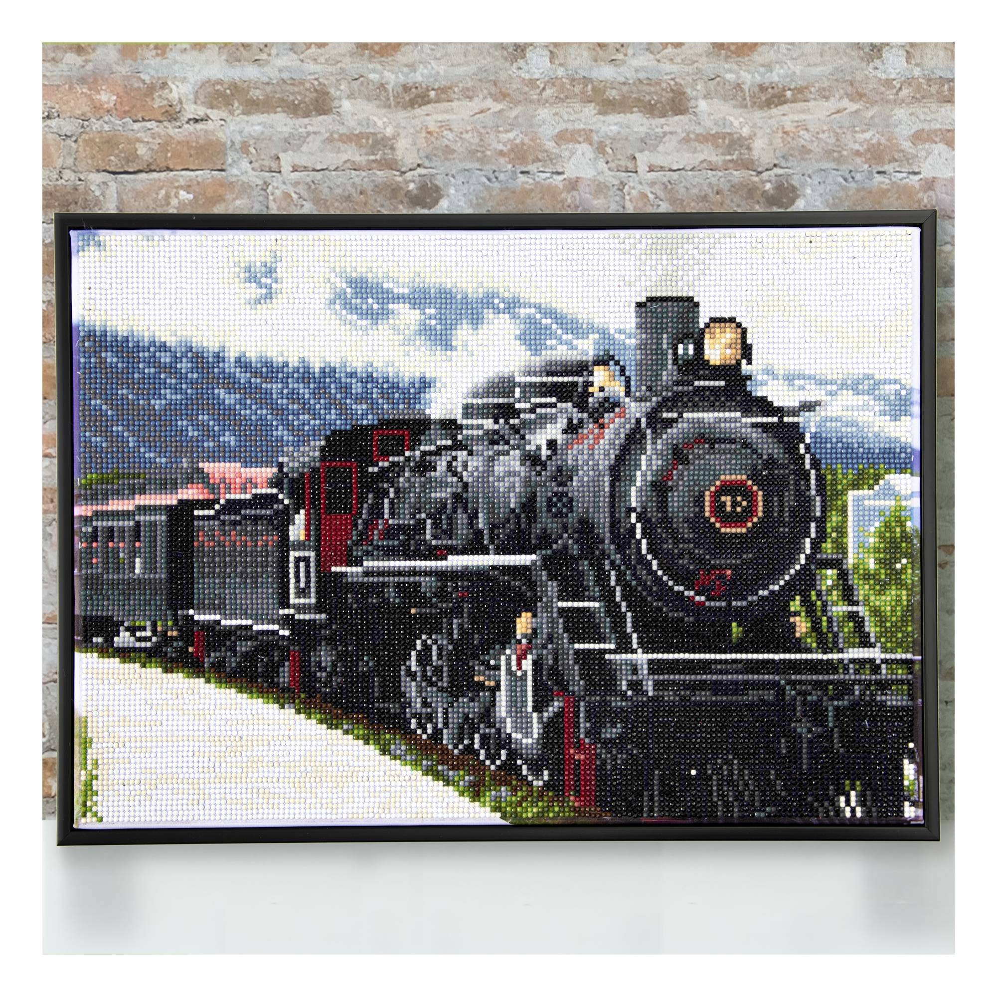 Diamond Dotz Steam Engine Kit 45cm x 32cm