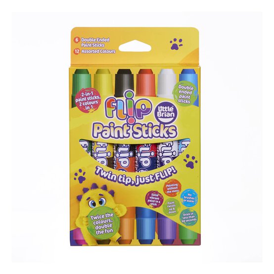 Little Brian Flip Paint Sticks 6 Pack