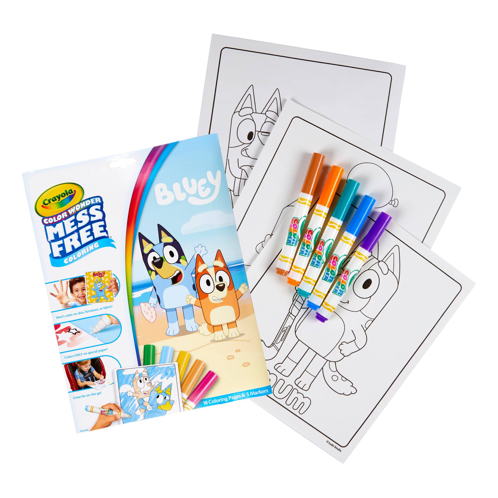 Crayola Bluey Colour Wonder Colouring Set