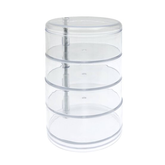 Round Four Layer Storage Tube 18cm