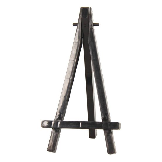 Black Plastic Mini Easel 15cm x 8cm x 8.5cm