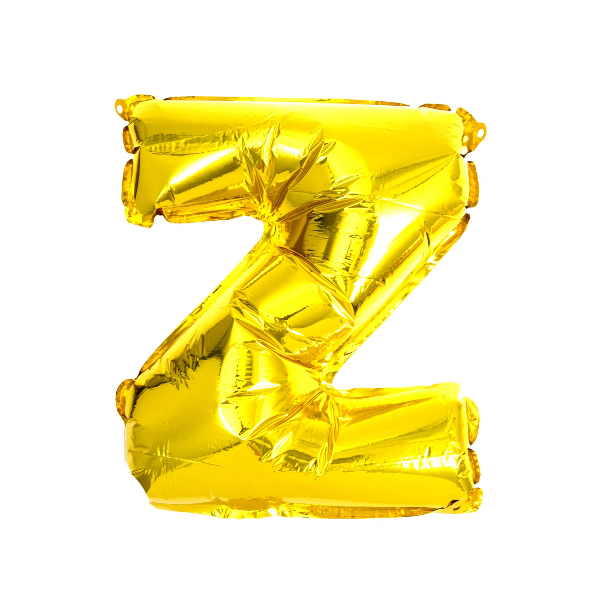 Gold Foil Letter Z Balloon