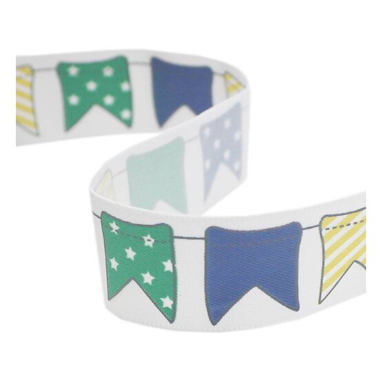 Blue Bunting Satin Ribbon 16mm x 4m