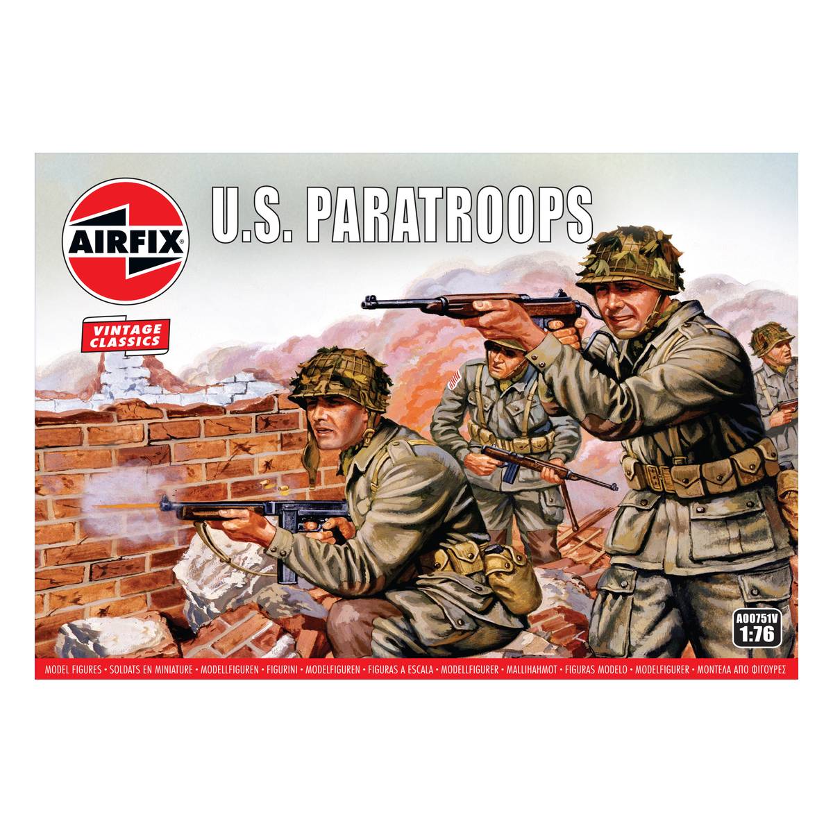 Airfix WWII US Paratroops Model Kit 1:76