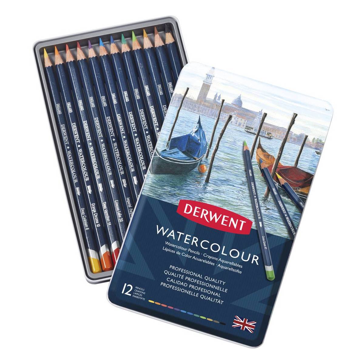 Derwent Watercolour Pencils 12 Pieces