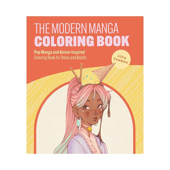 Modern Manga Colouring Book