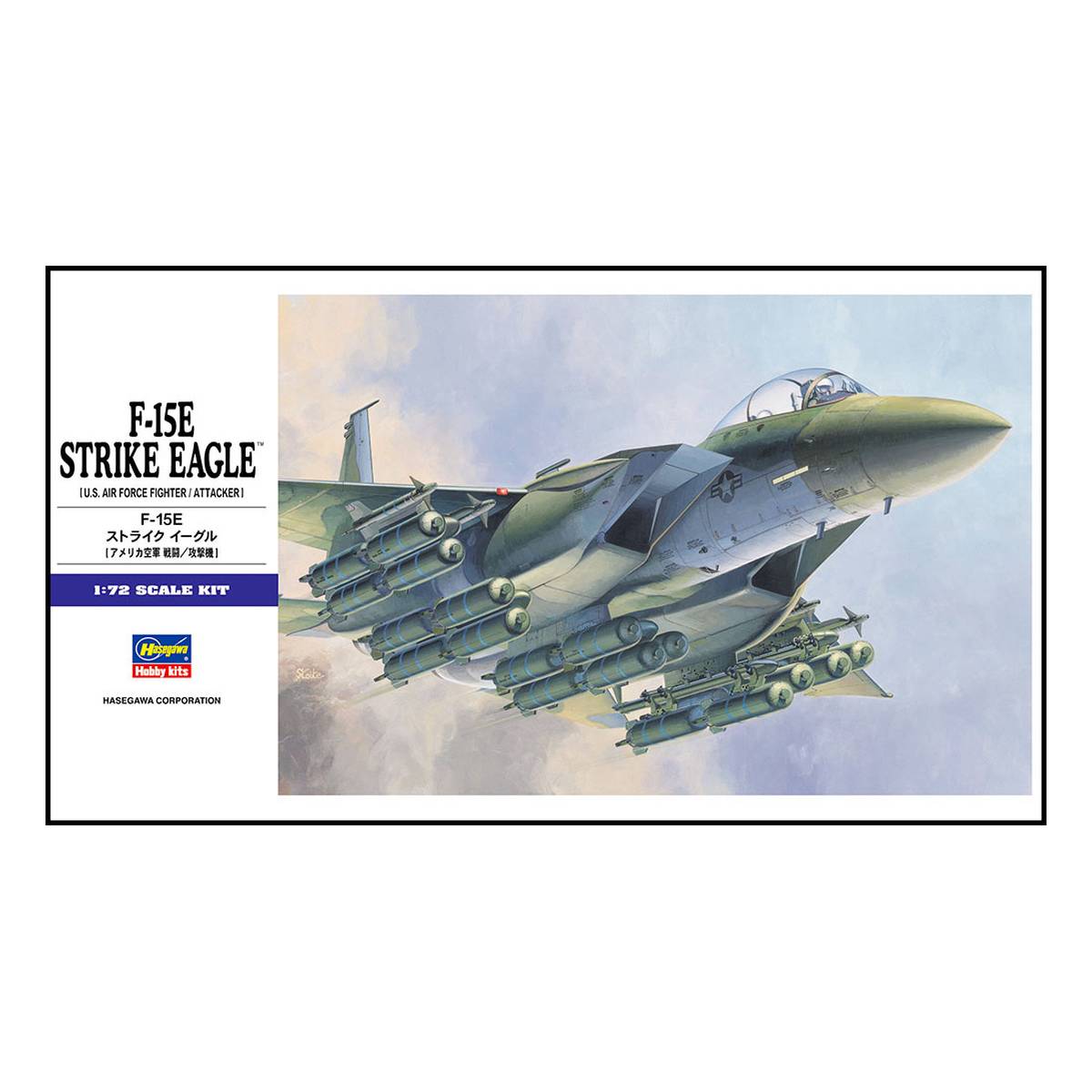 Hasegawa F-15E Strike Eagle Model Kit 1:72