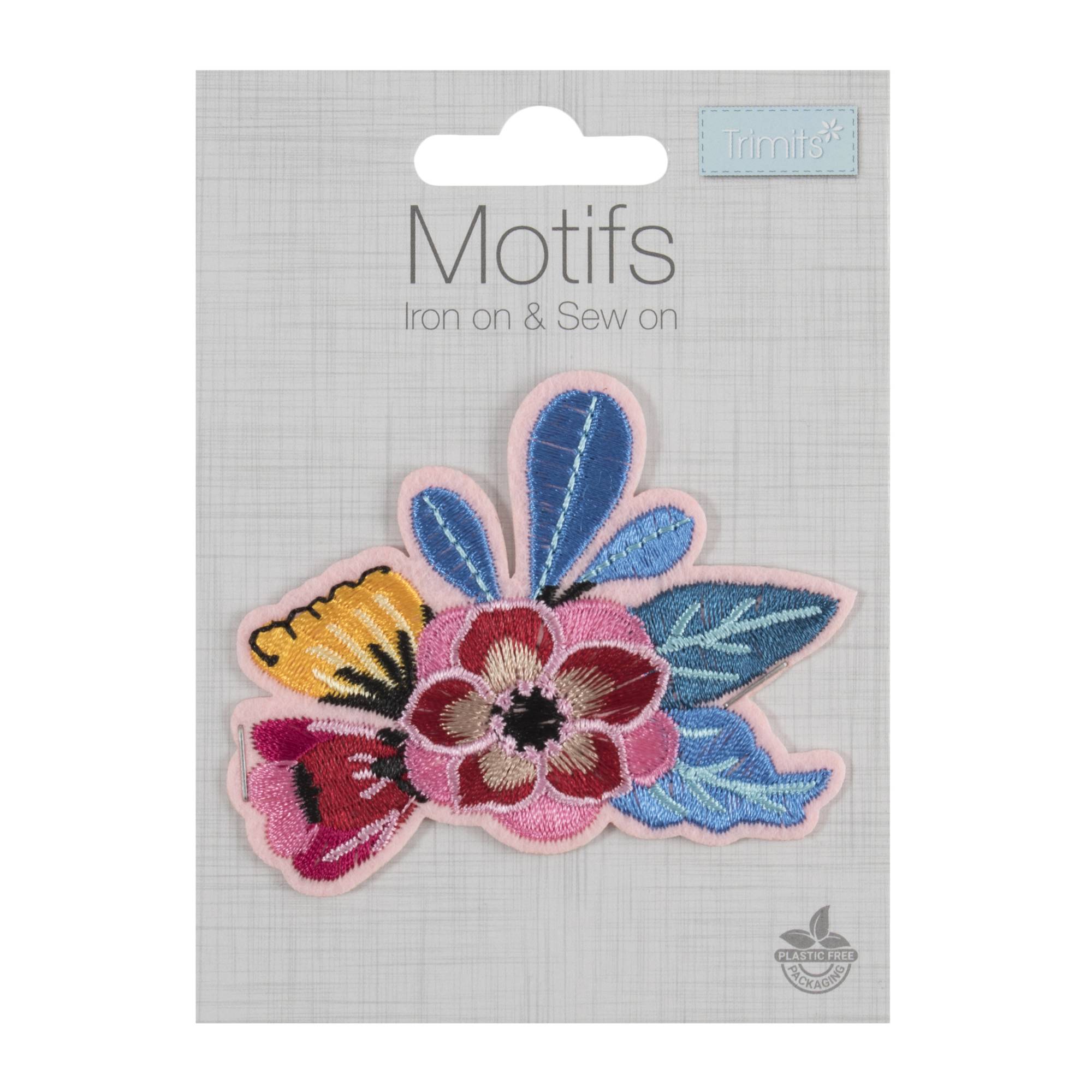 Trimits Flowers Iron-On Motif