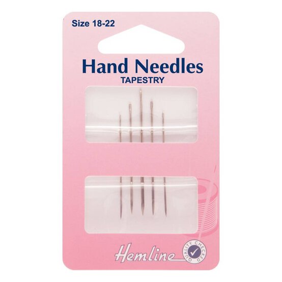 Hemline Tapestry Needles Size 18-22 5 Pack