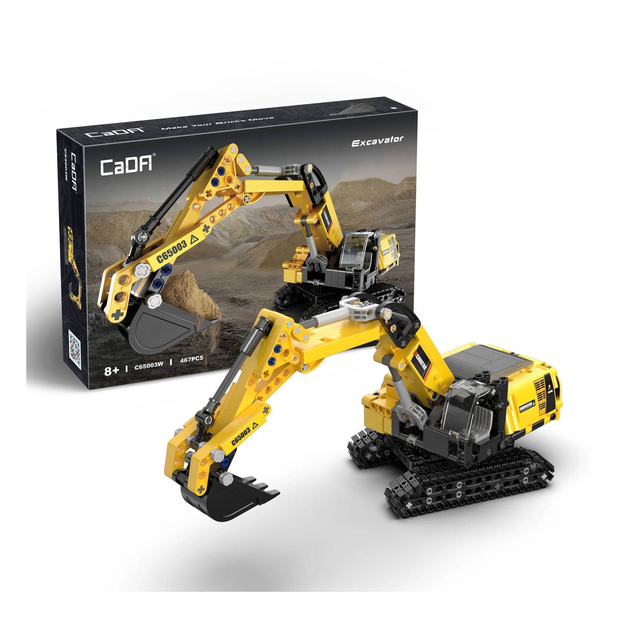 CaDA Excavator Truck 467 Pieces