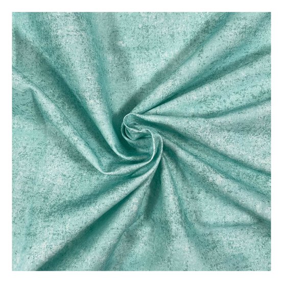 Aqua Cotton Textured Blender Fabric by the Metre