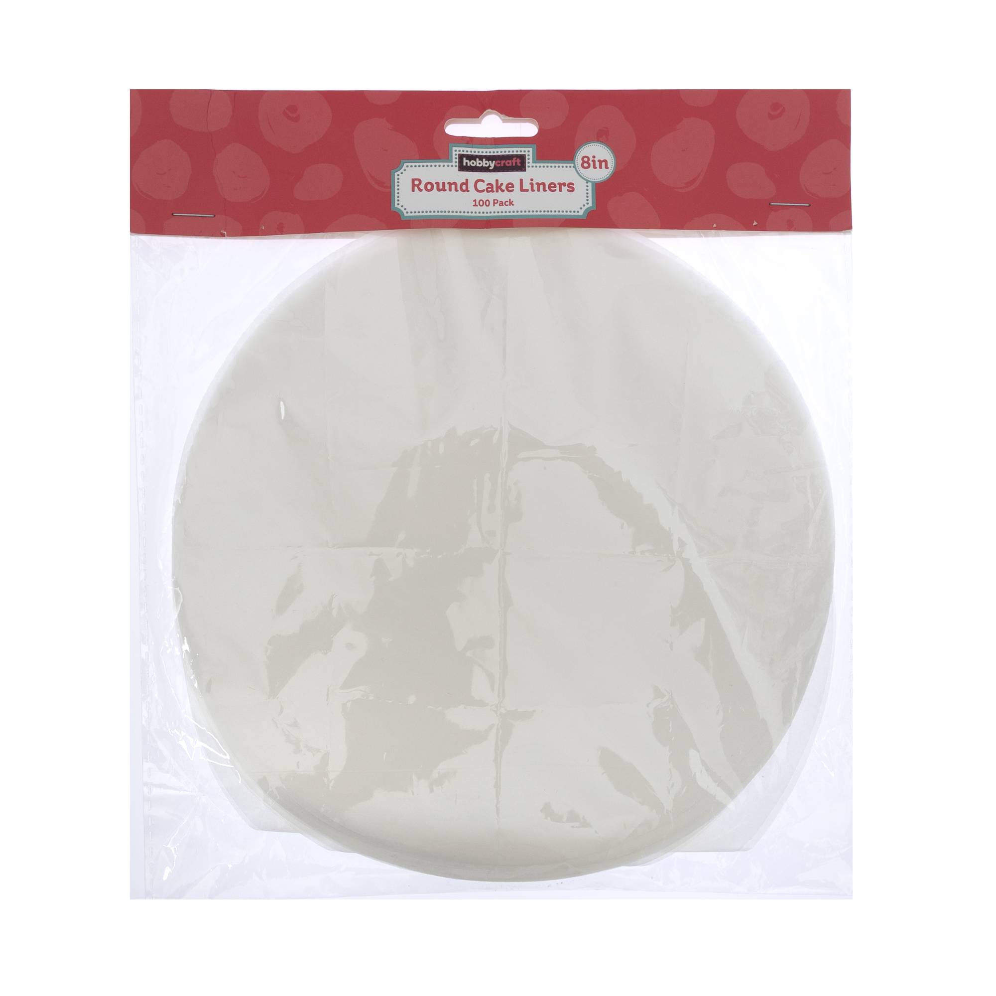 Round Cake Liner 8 Inches 100 Pack