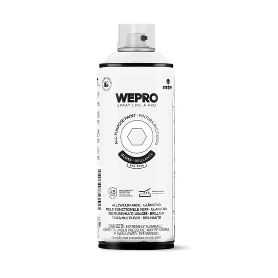 MTN WEPRO Igloo White Gloss All-Purpose Paint 400ml