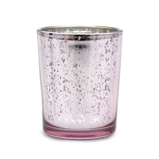 Rose Gold Glass Votive 7cm