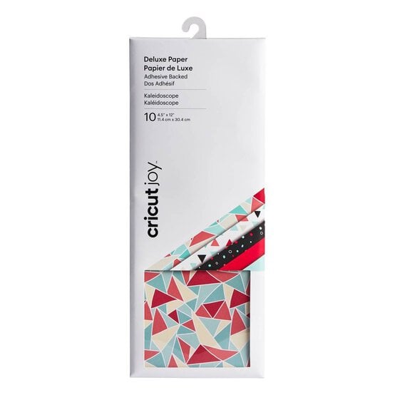 Cricut Joy Kaleidoscope Deluxe Paper 4.5 x 12 Inches 10 Pack