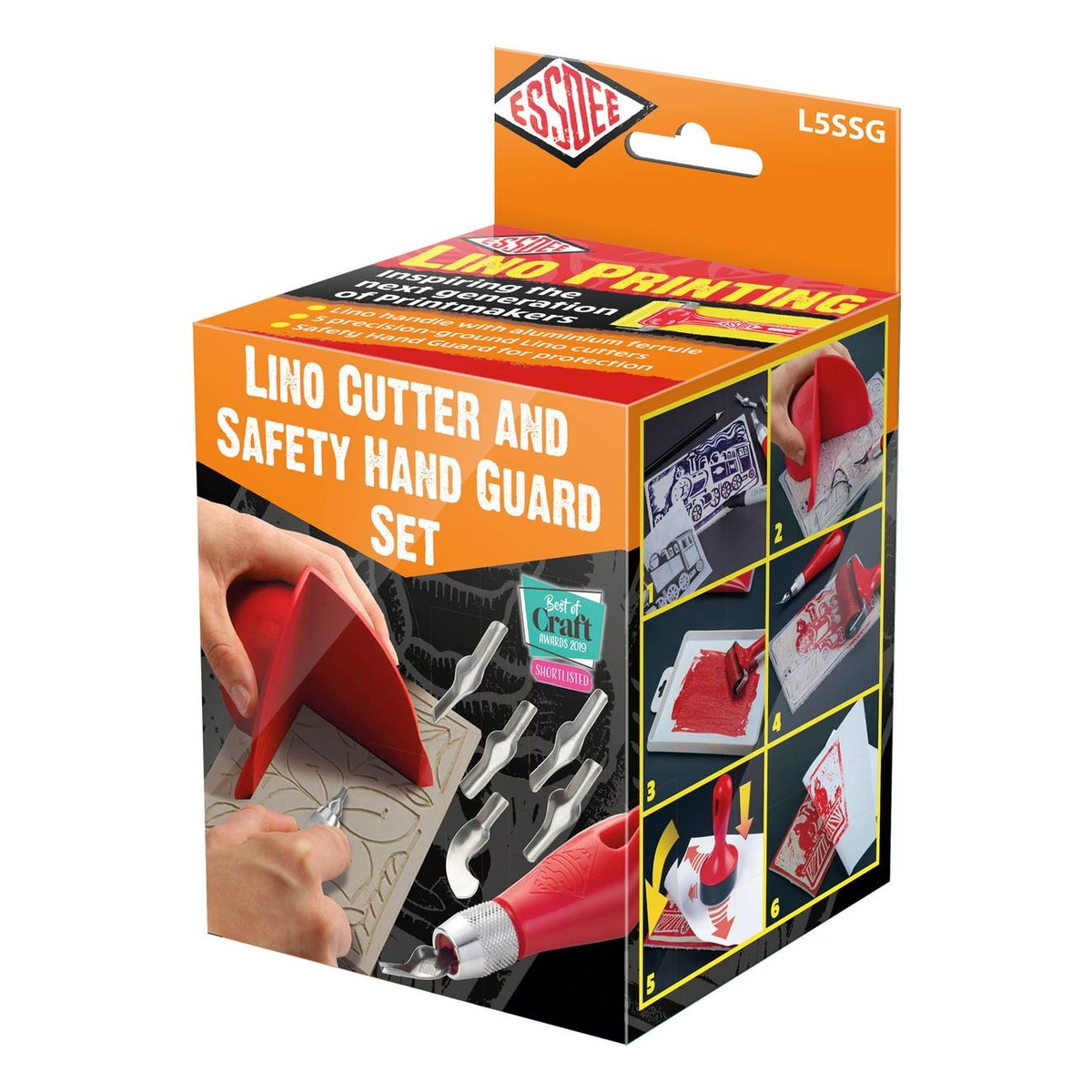Essdee Lino Cutter and Safety Hand Guard Set