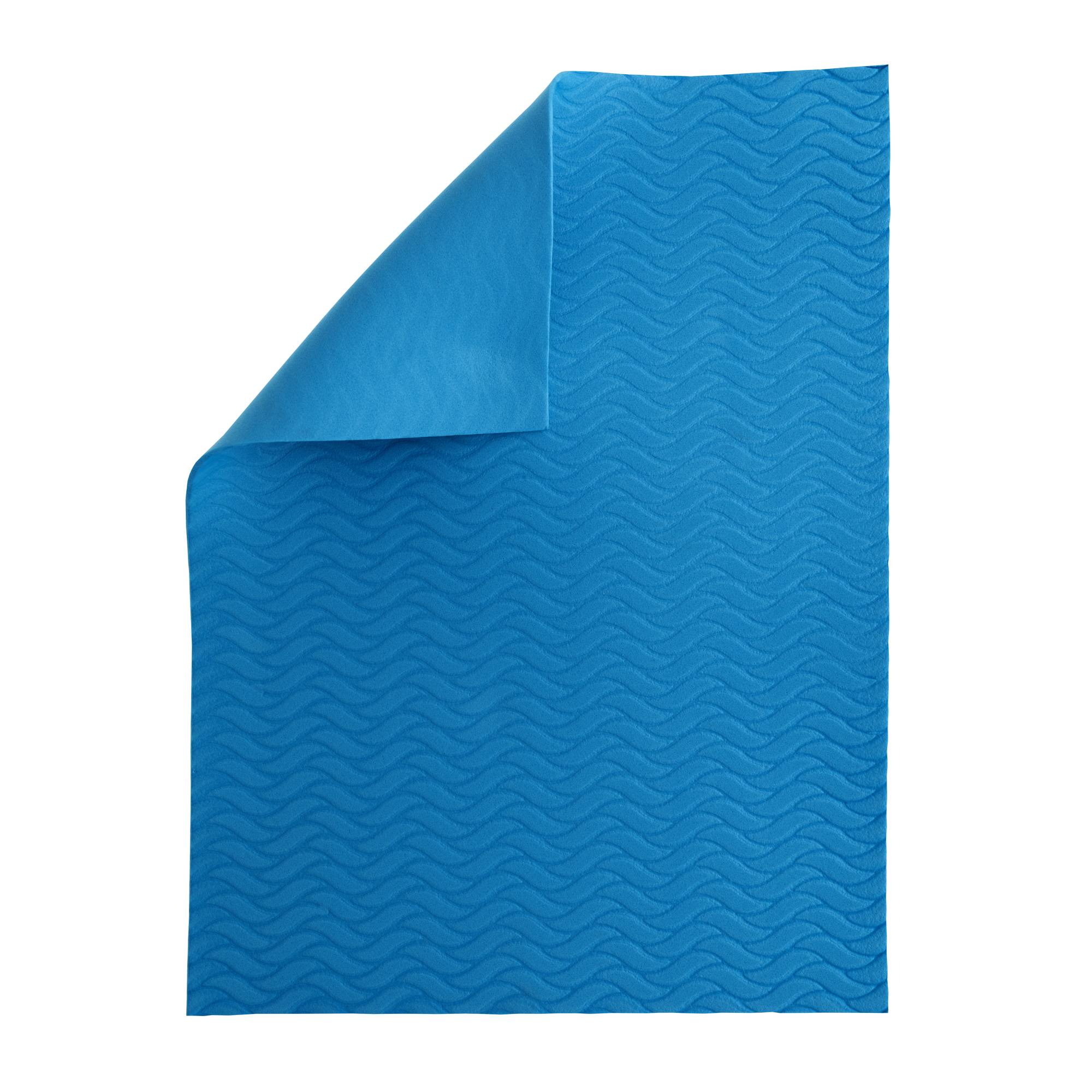 Blue Wavy Embossed EVA Foam Sheet 22.5cm x 30cm