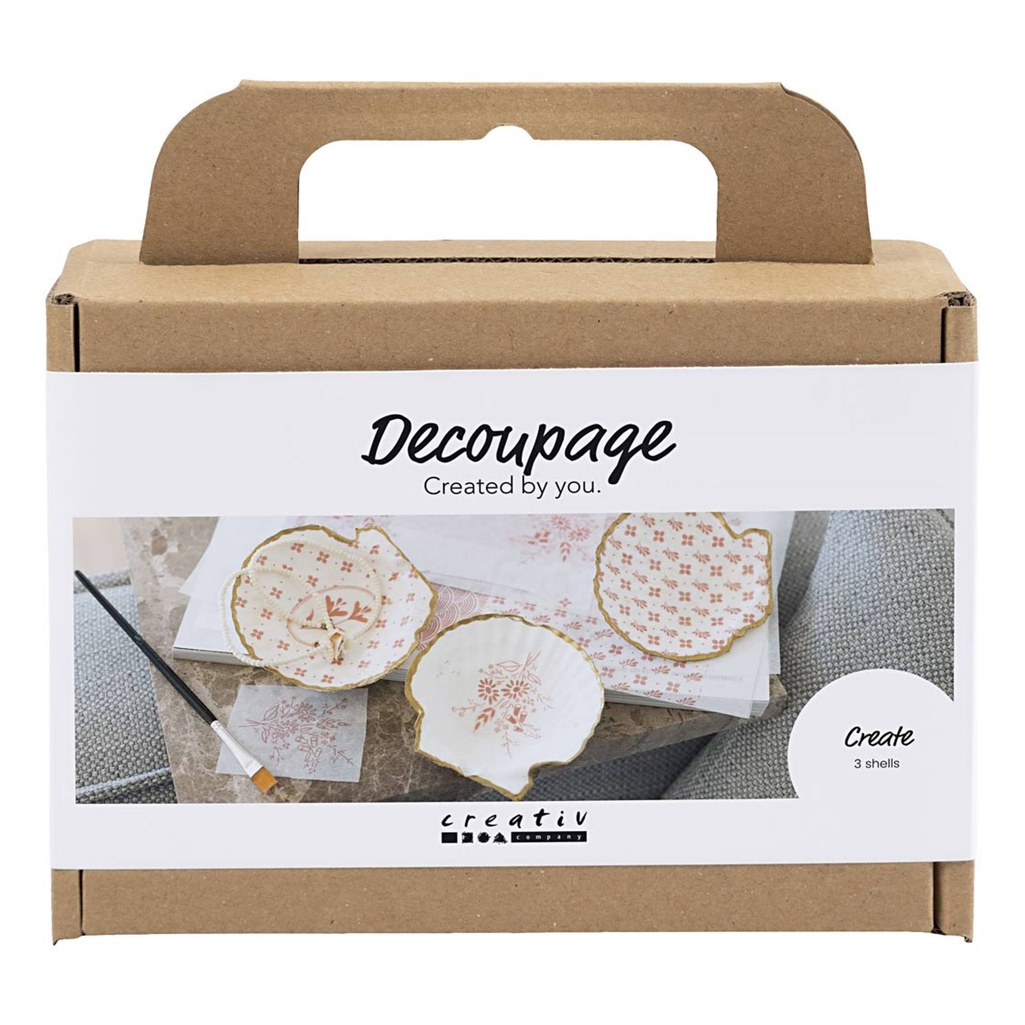 Decoupage Mussel Shell Craft Kit