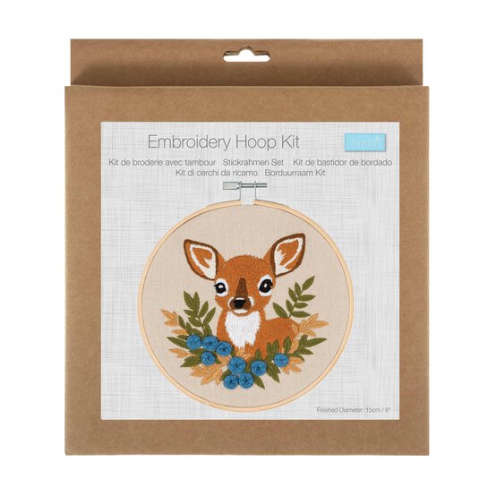 Trimits Deer Embroidery Hoop Kit