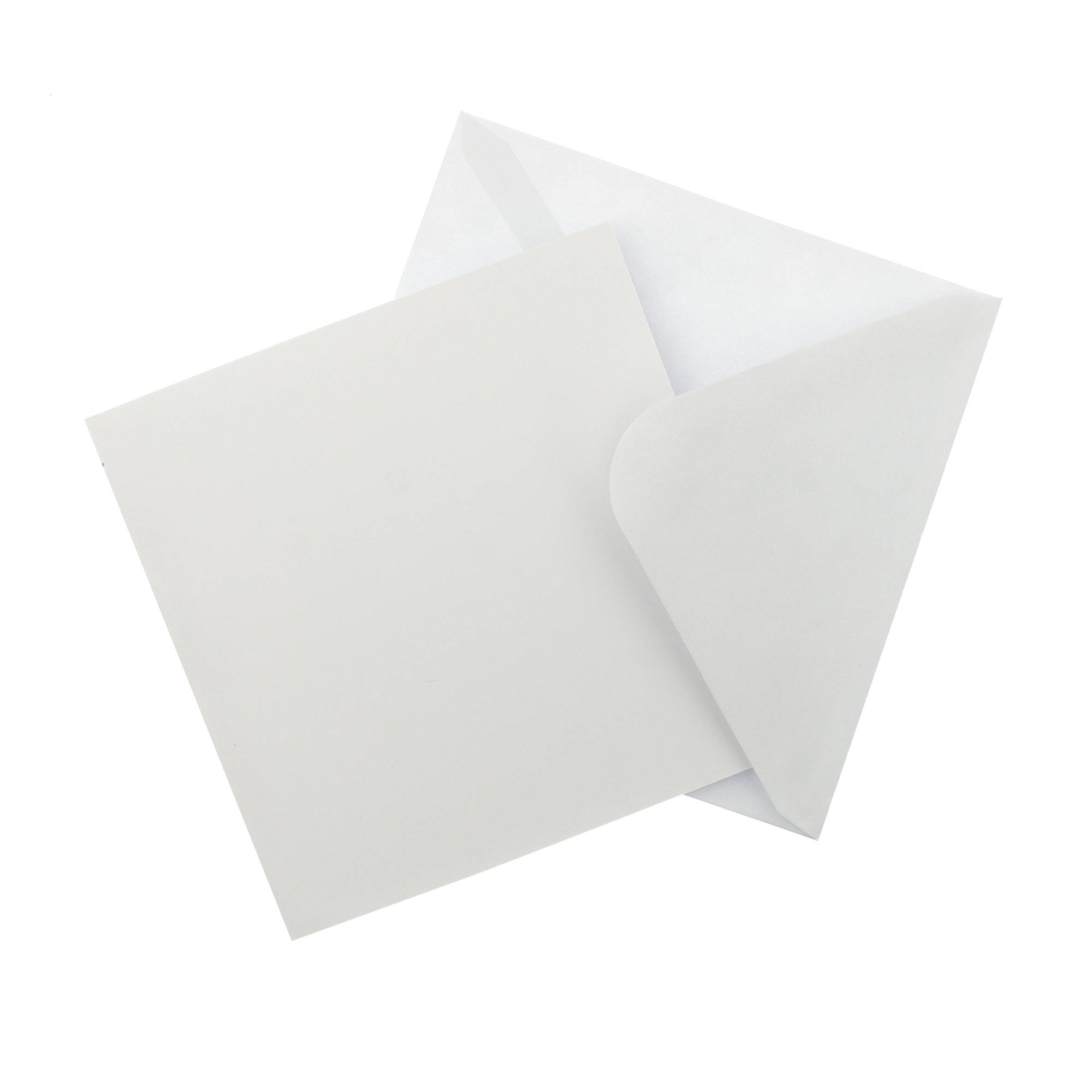 White Cards 6 x 6 Inches 100 Pack